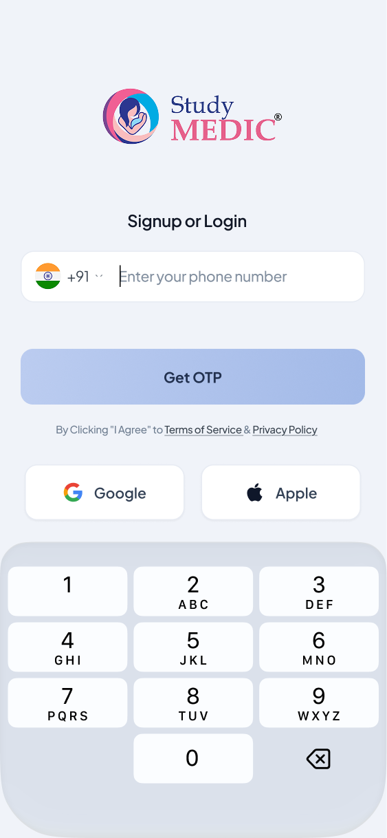 StudyMBBS App Screen